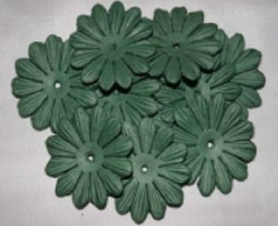 AS4E - 43mm Dark Green Daisy Flower